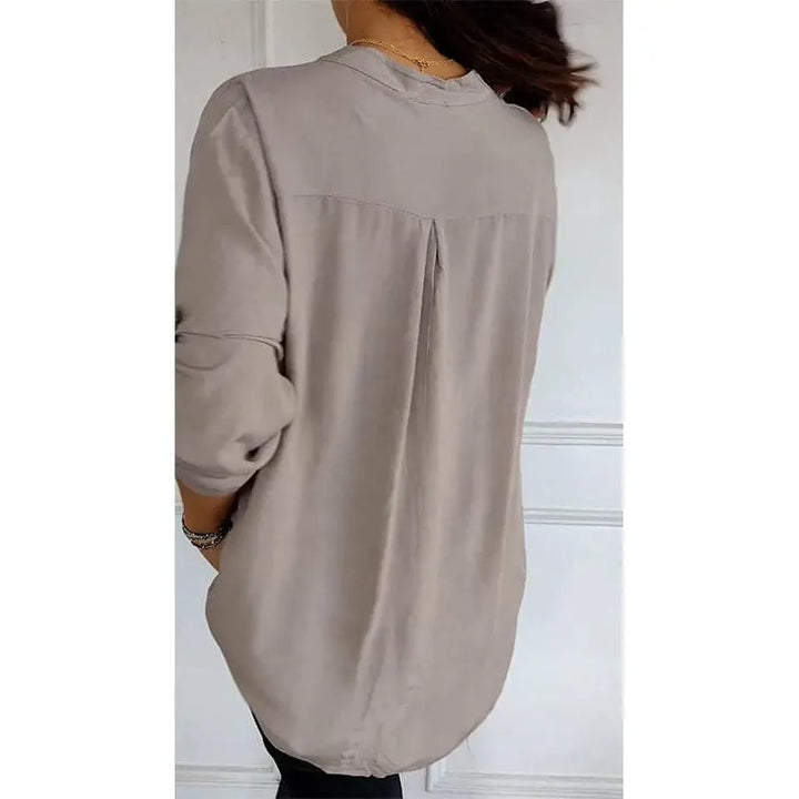 Calyra – Baumwolltop mit Paillettenblende