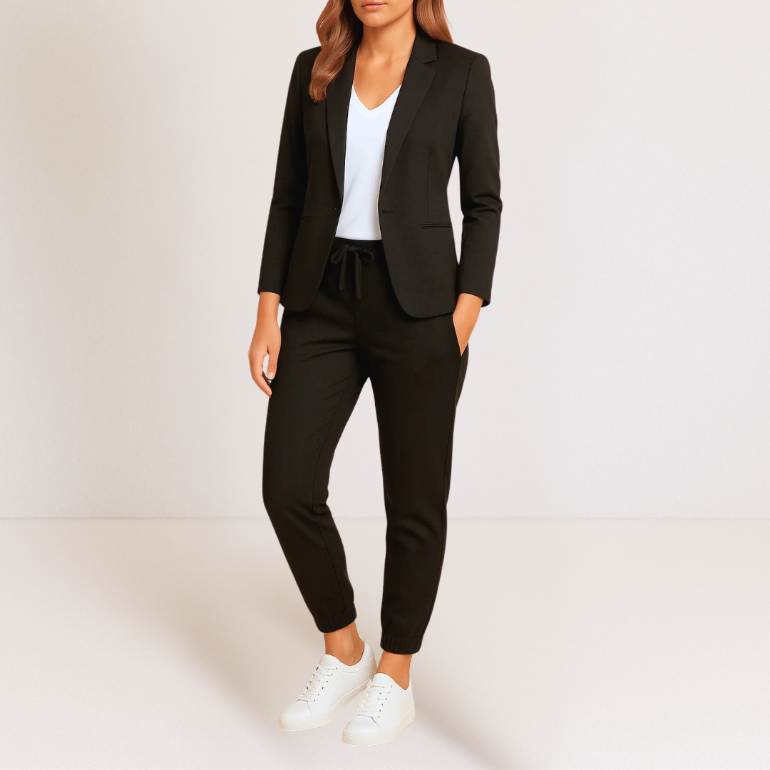 Nirelle – Strukturierte Jacke aus leichtem Anzugstoff