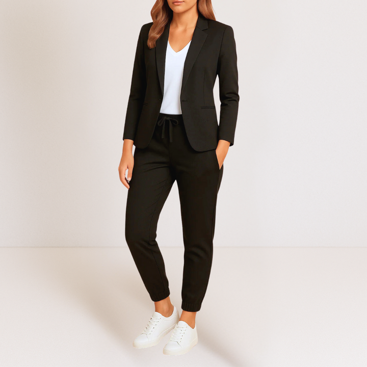 Nirelle – Strukturierte Jacke aus leichtem Anzugstoff