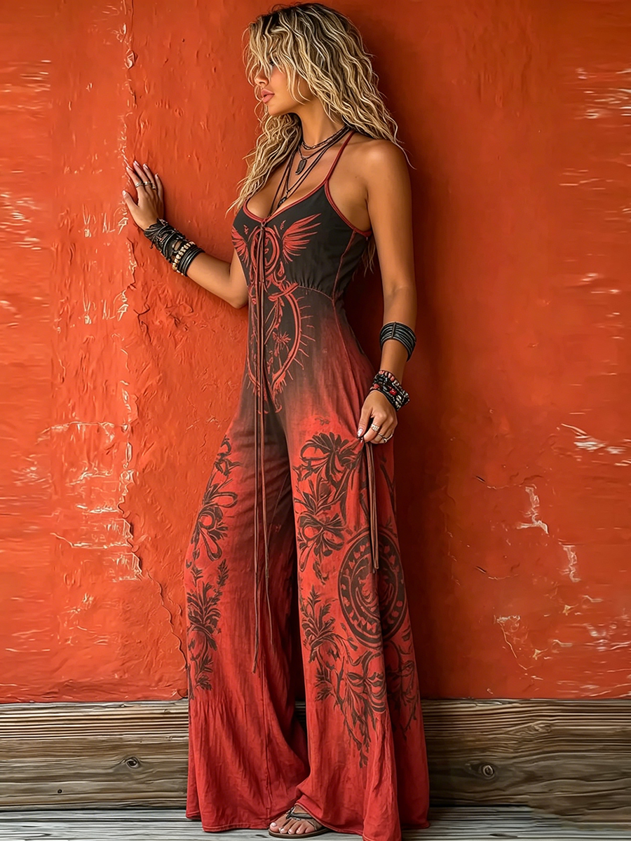 Zavine – Trägerloser Baumwollmix-Jumpsuit