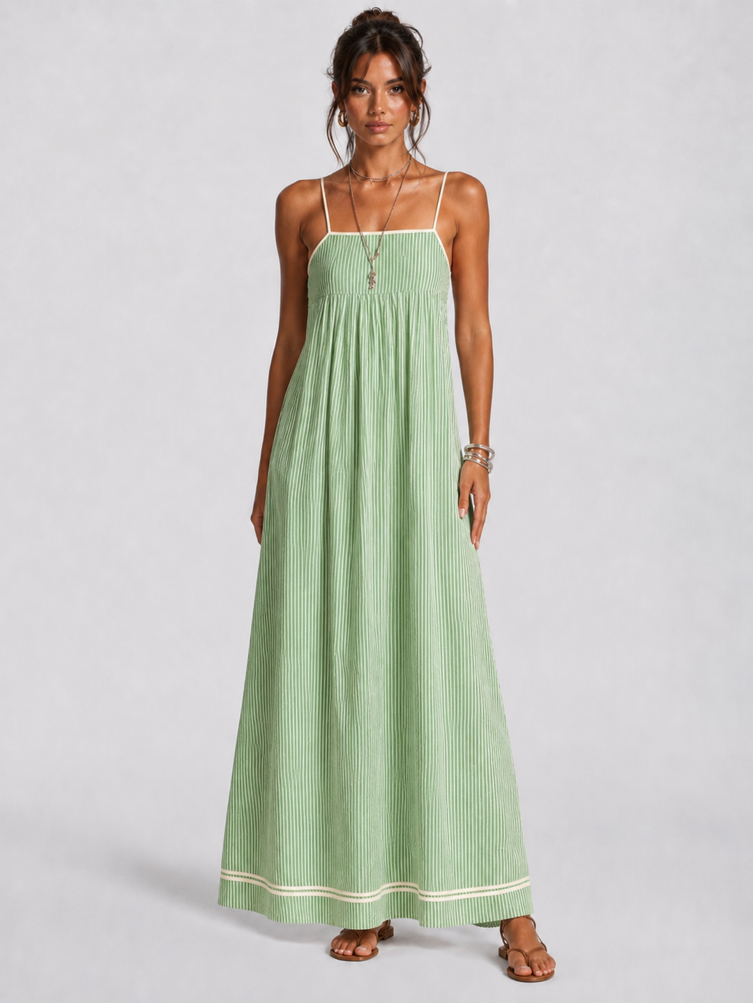 Calira – Ärmelloses Drapé-Kleid