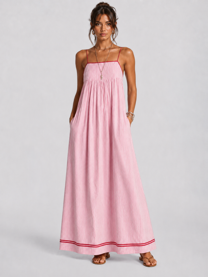 Calira – Ärmelloses Drapé-Kleid