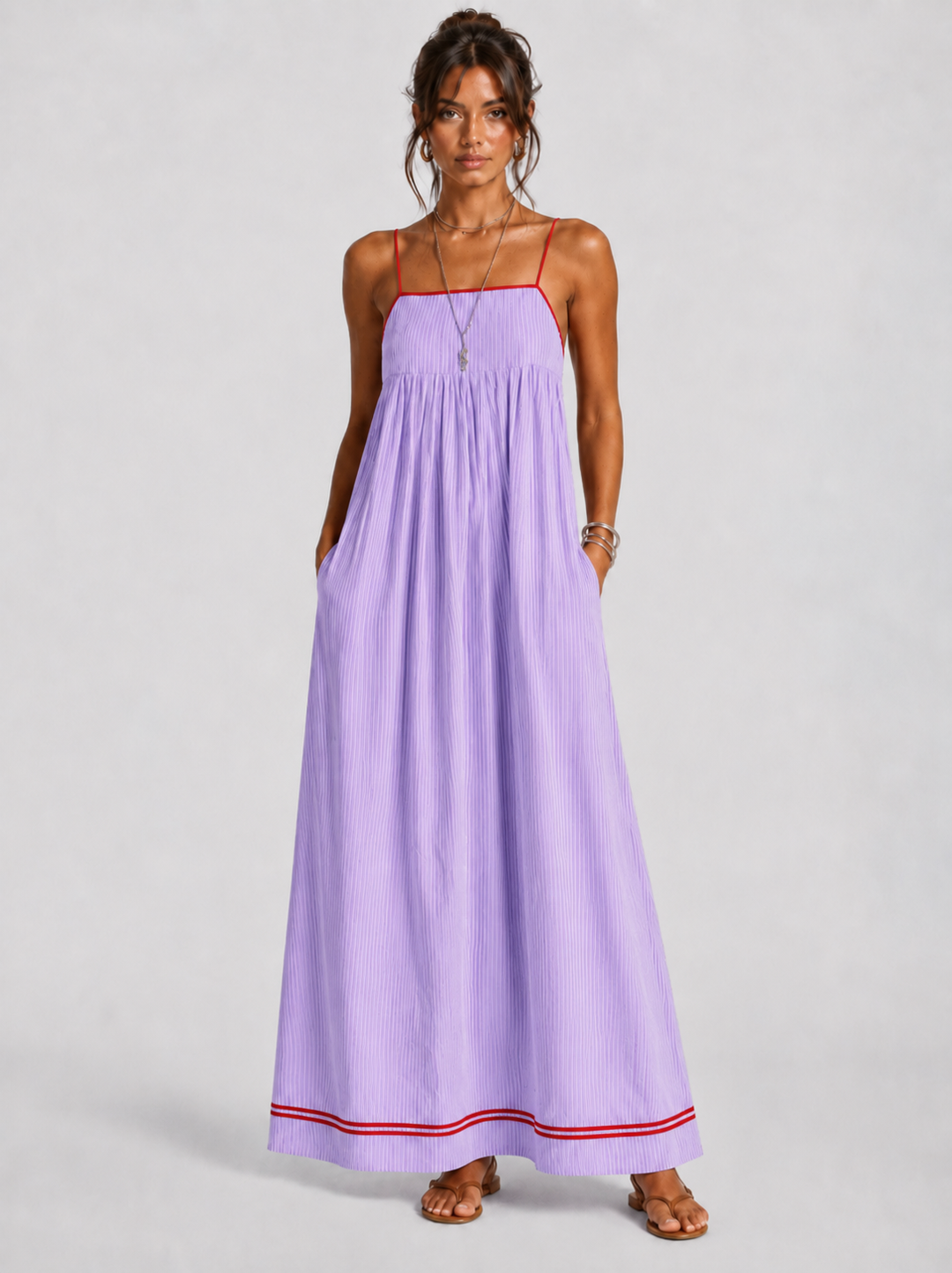 Calira – Ärmelloses Drapé-Kleid