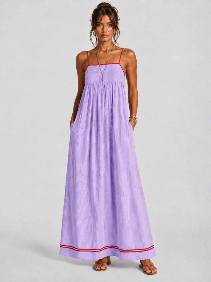 Calira – Ärmelloses Drapé-Kleid