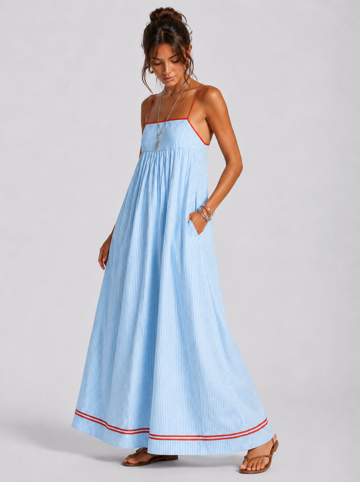 Calira – Ärmelloses Drapé-Kleid