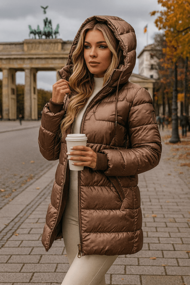 Mireva – Mit fester Kapuze gepolsterte Jacke