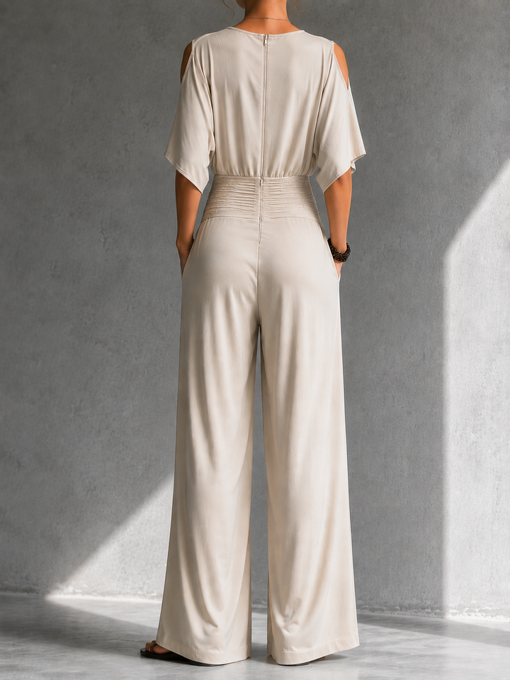 Nivara – Schulterfreier Jumpsuit