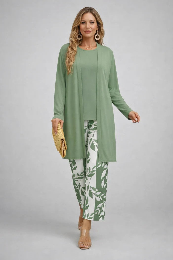 Rivana – Botanisches Muster, 3-teiliges Set