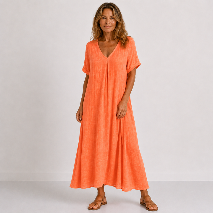 Noreli – leichtes V-Ausschnitt-Kleid