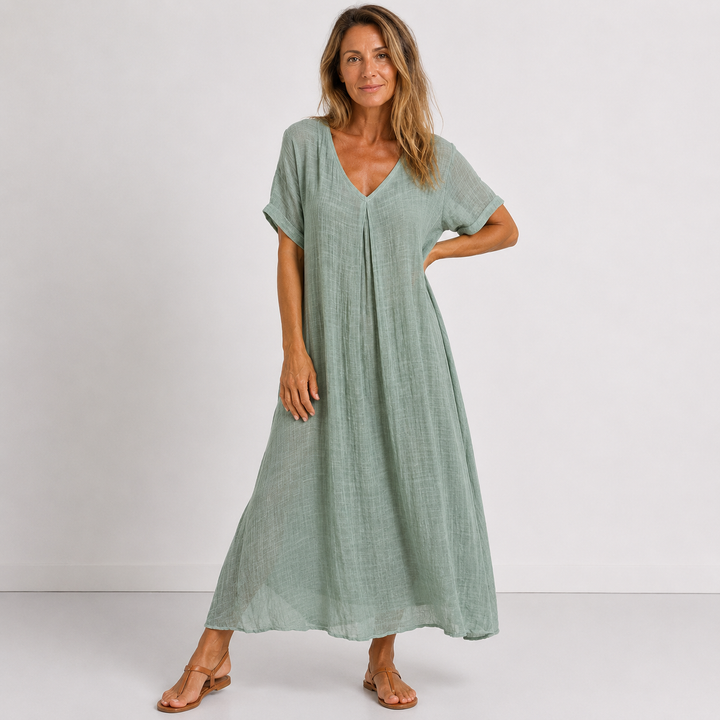 Noreli – leichtes V-Ausschnitt-Kleid