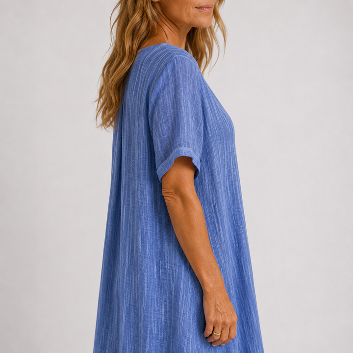 Noreli – leichtes V-Ausschnitt-Kleid