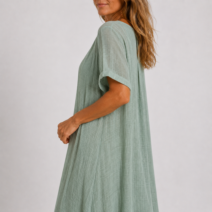 Noreli – leichtes V-Ausschnitt-Kleid