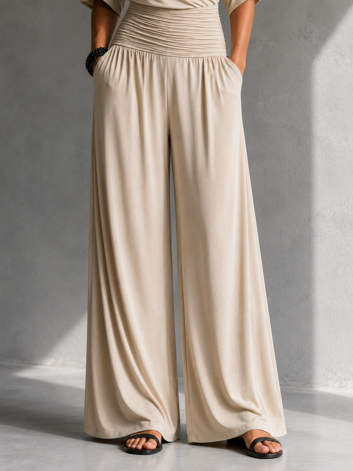 Nivara – Schulterfreier Jumpsuit