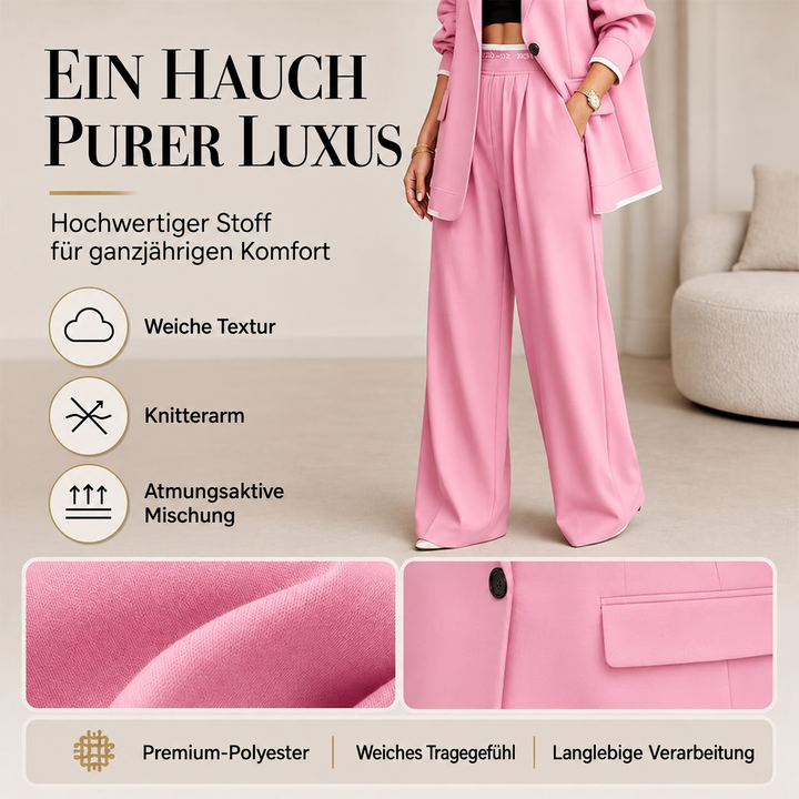 Reniva – Weit geschnittenes Blazer- und Hosen-Set