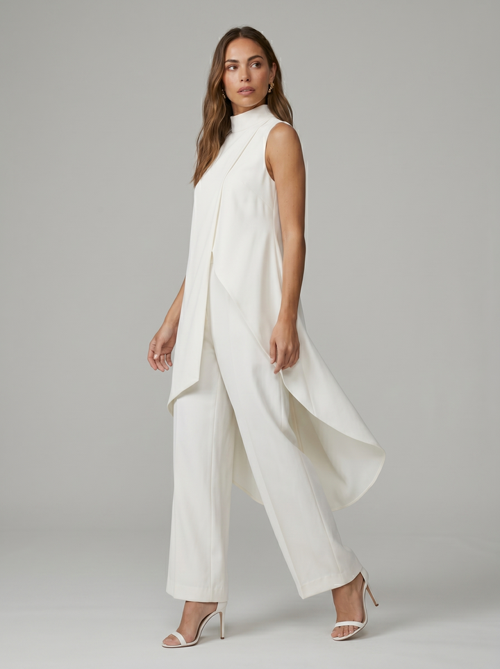 Arlise – Asymmetrisch geschnittenes, gewebtes Set