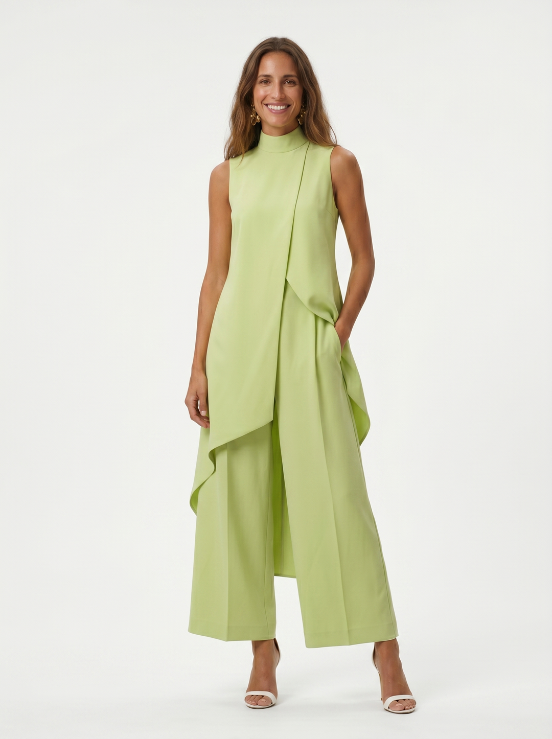 Arlise – Asymmetrisch geschnittenes, gewebtes Set