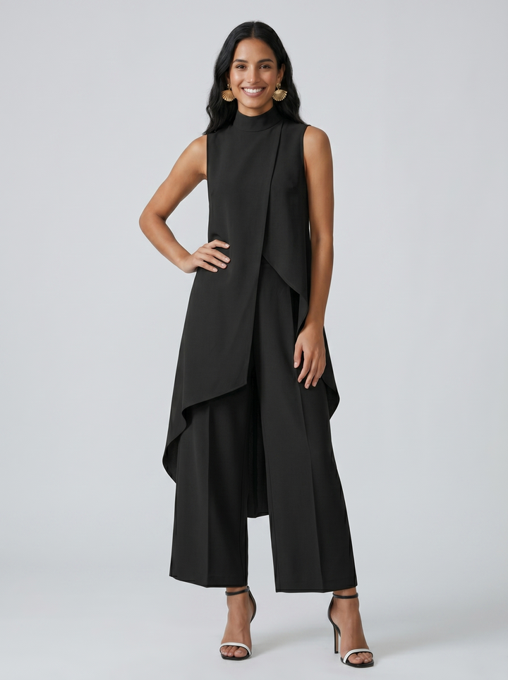 Arlise – Asymmetrisch geschnittenes, gewebtes Set