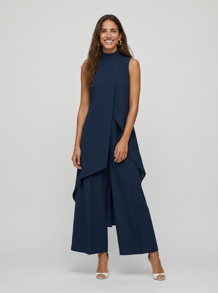 Arlise – Asymmetrisch geschnittenes, gewebtes Set