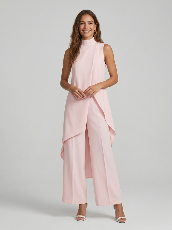 Arlise – Asymmetrisch geschnittenes, gewebtes Set