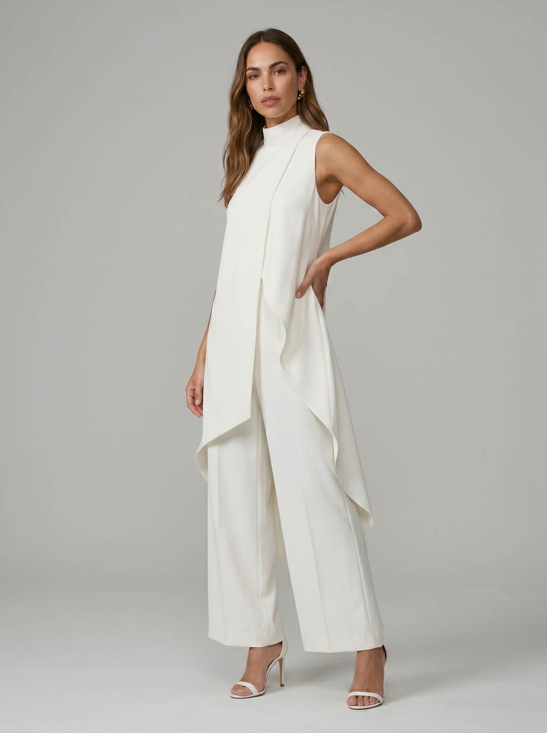 Arlise – Asymmetrisch geschnittenes, gewebtes Set