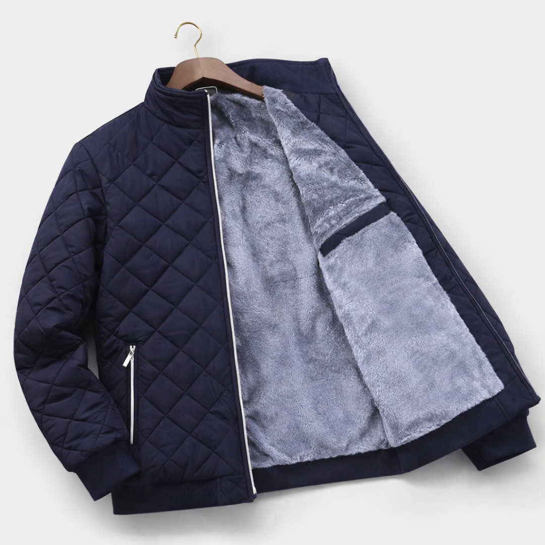 Gepolsterte Fleecejacke