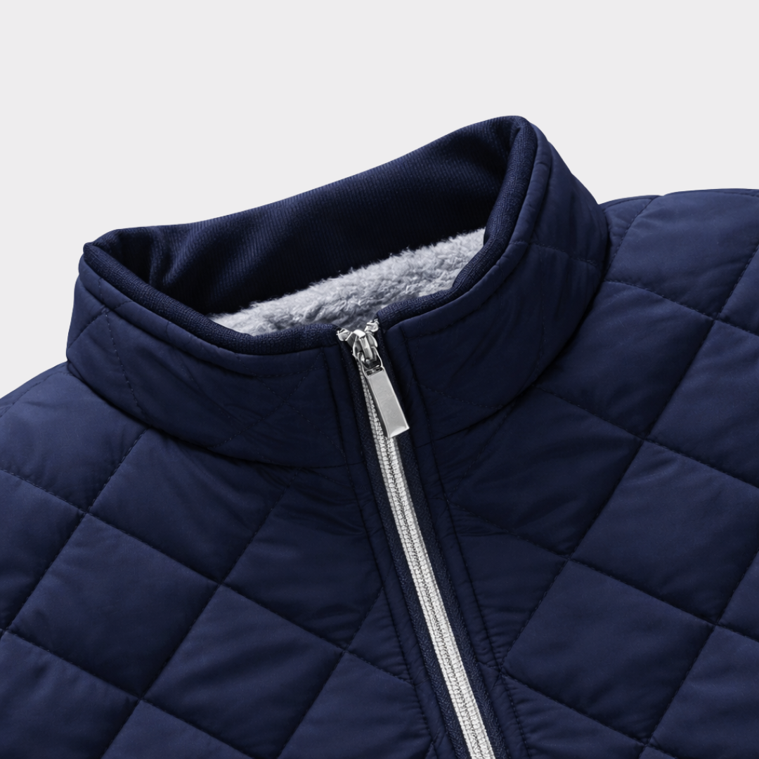 Gepolsterte Fleecejacke