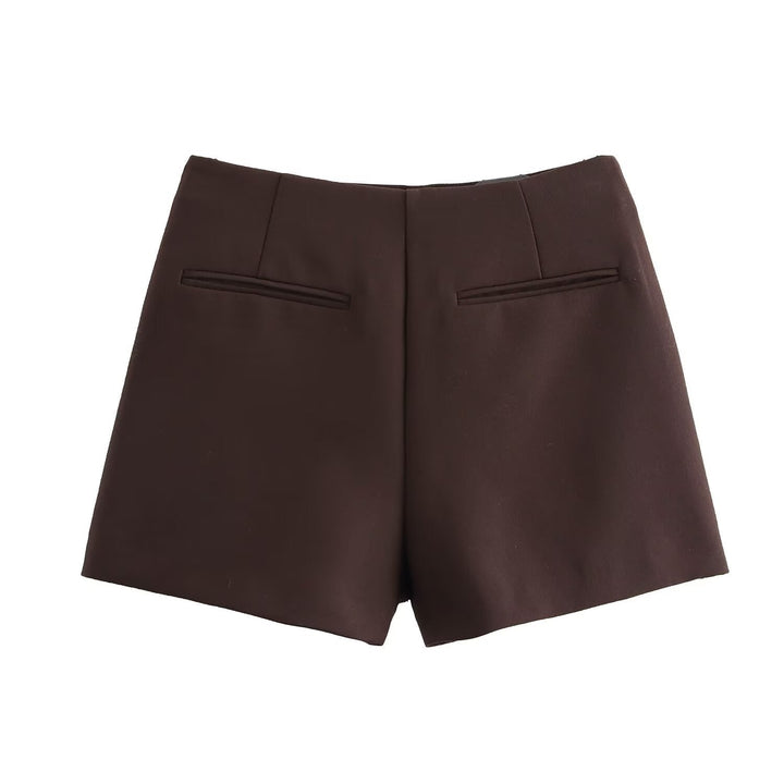 Avenya – gewebter Skort mit Wickelfront