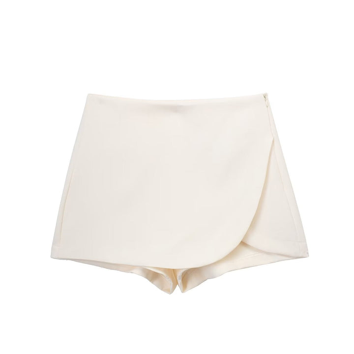 Avenya – gewebter Skort mit Wickelfront