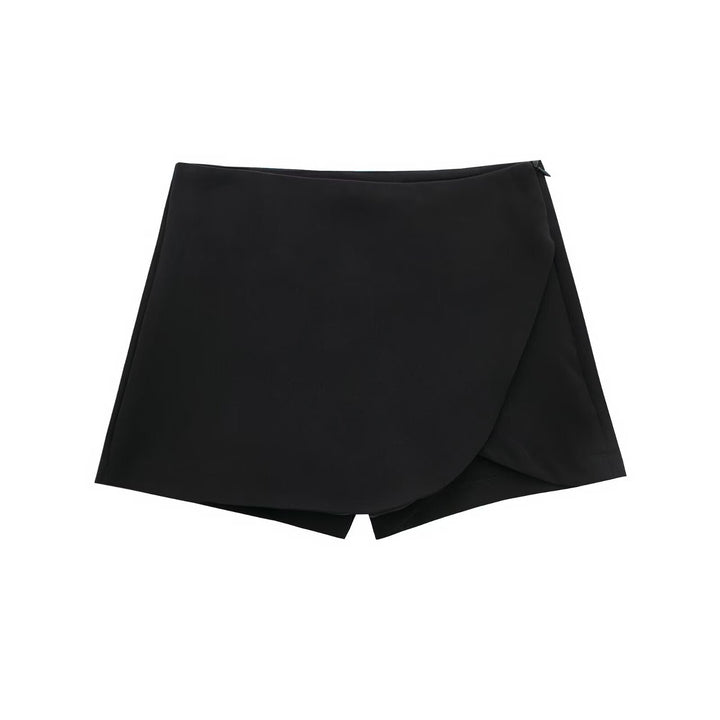 Avenya – gewebter Skort mit Wickelfront