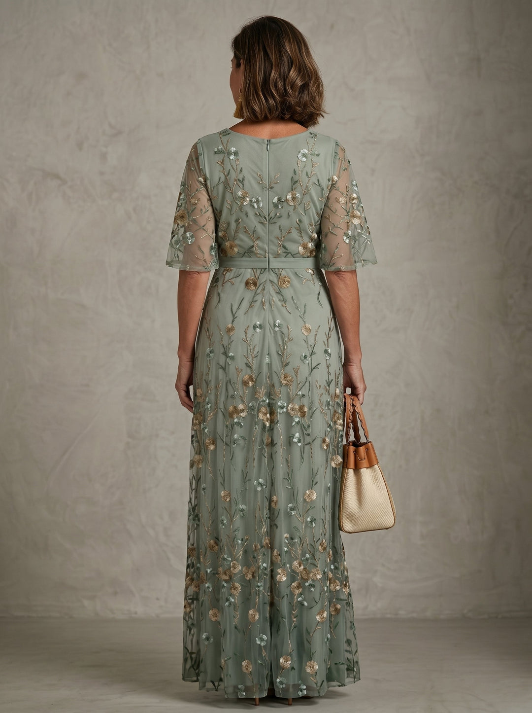 Soreva – floral besticktes Tüllkleid