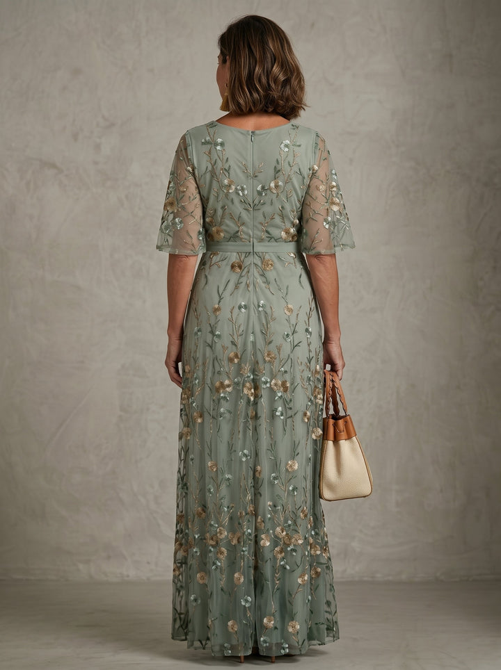 Soreva – floral besticktes Tüllkleid