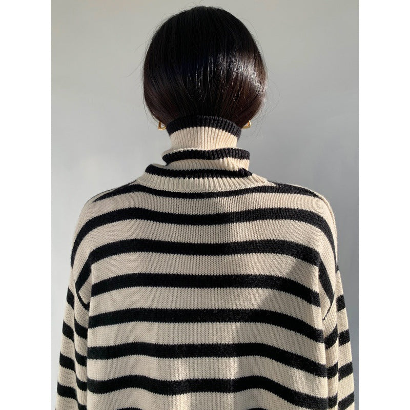 Lureva – Rollkragen-Strickpullover