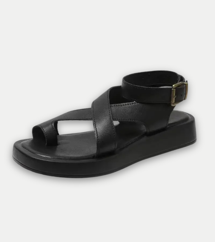 Elyra – Gummi-Sandalen mit konturiertem Fußbett