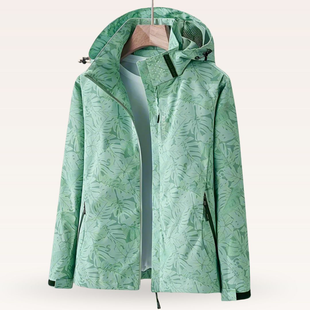 Luniva – Wasserabweisende Blattdruckjacke