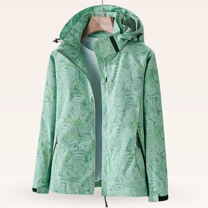 Luniva – Wasserabweisende Blattdruckjacke