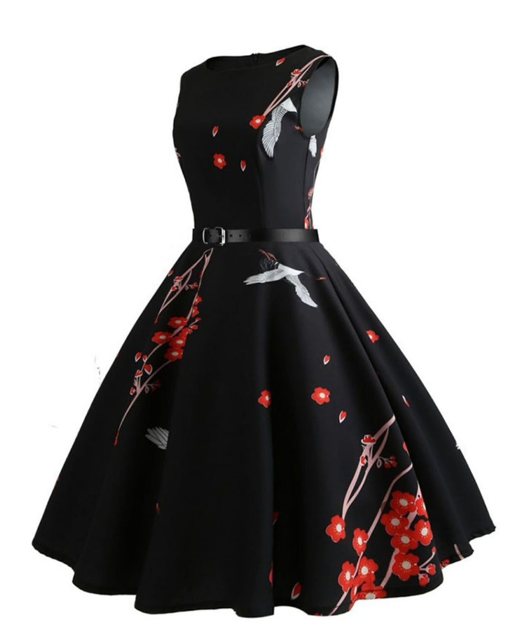 Nalise – Gürtelkleid aus Stretch-Jersey