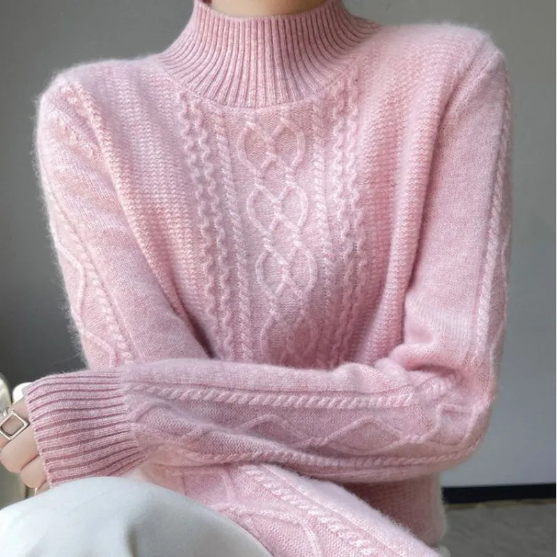 Novira – Rollkragenpullover aus Baumwollmischung