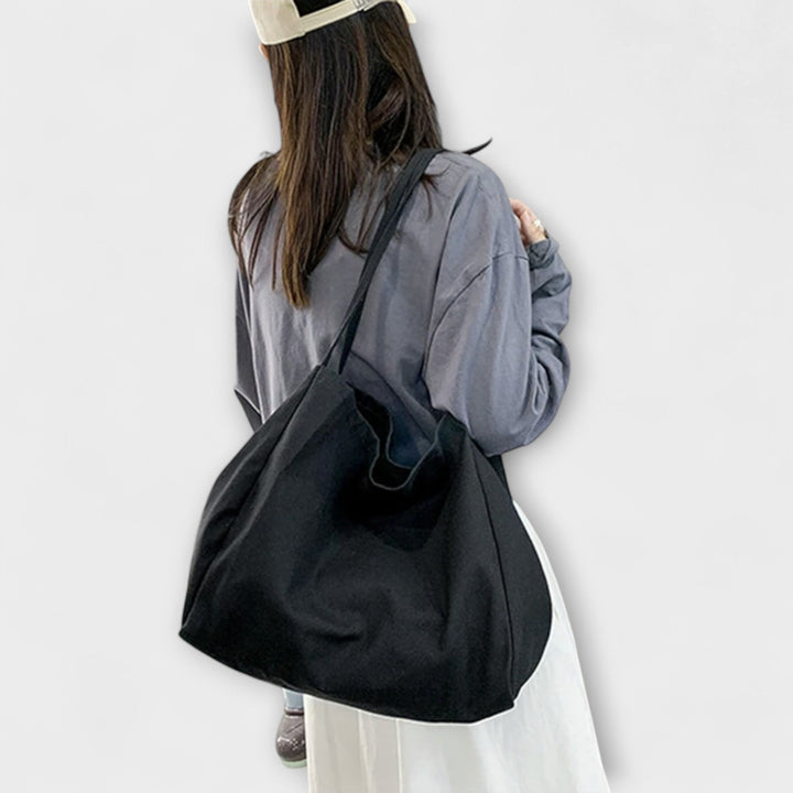 Evria – Große Canvas-Shopper-Tasche