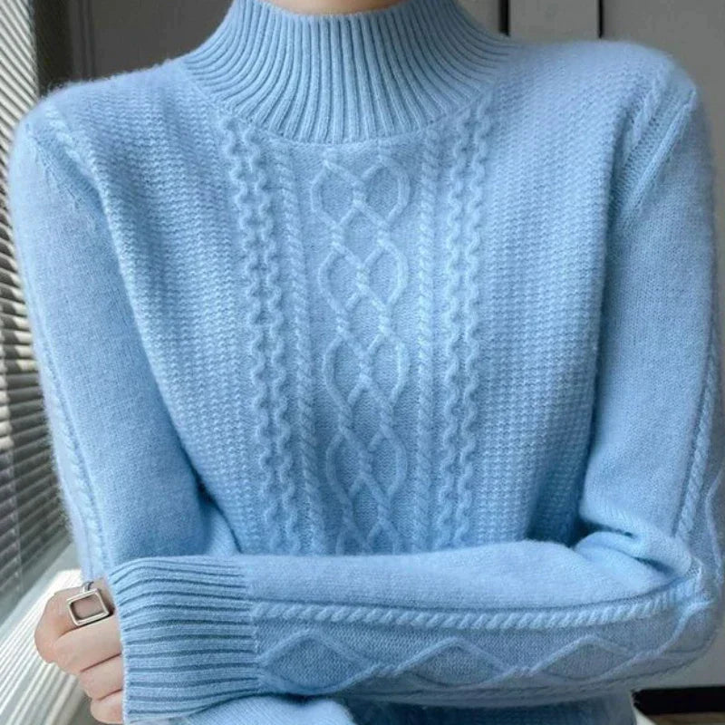 Novira – Rollkragenpullover aus Baumwollmischung