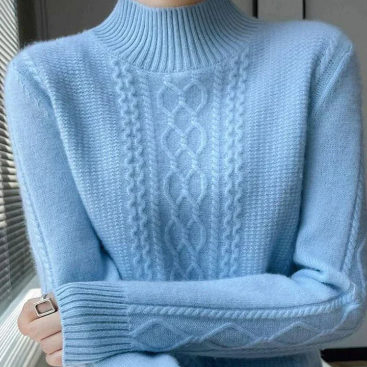 Novira – Rollkragenpullover aus Baumwollmischung