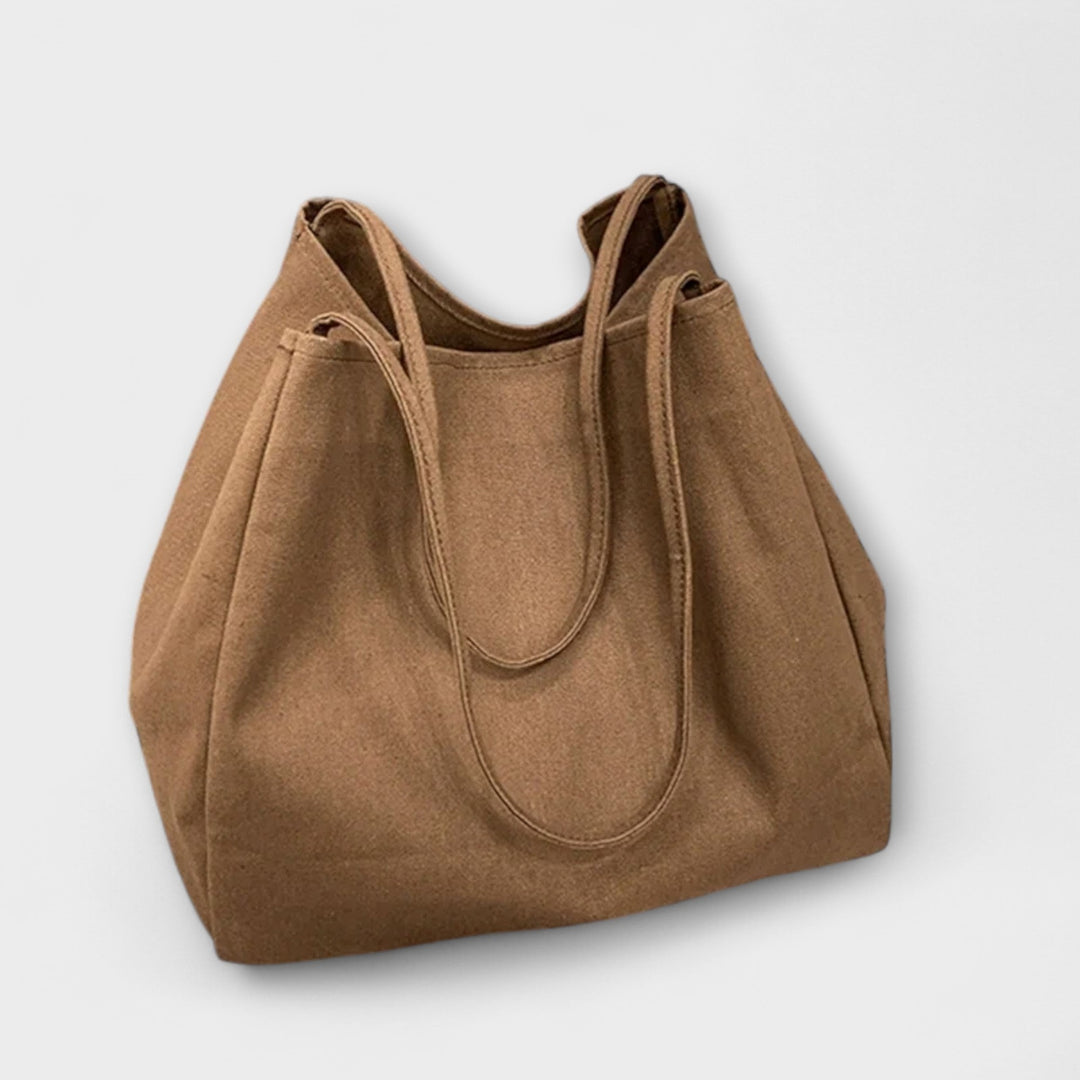 Evria – Große Canvas-Shopper-Tasche