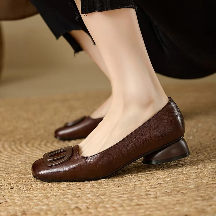 Luniva – Ballerinas mit quadratischer Zehenform