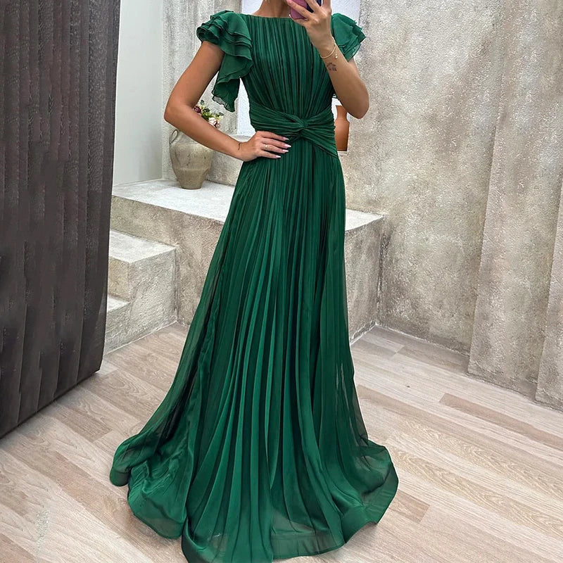 Vesara – Plissiertes Abendkleid
