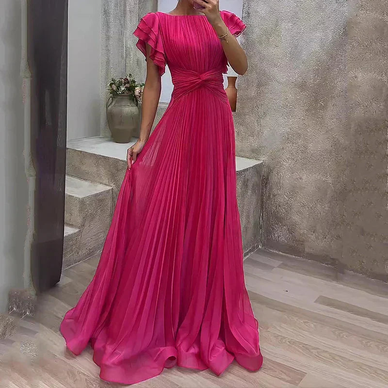 Vesara – Plissiertes Abendkleid