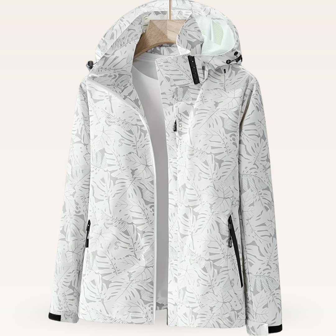 Luniva – Wasserabweisende Blattdruckjacke