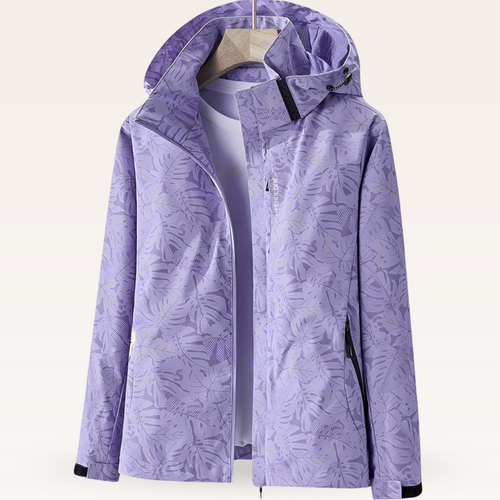 Luniva – Wasserabweisende Blattdruckjacke