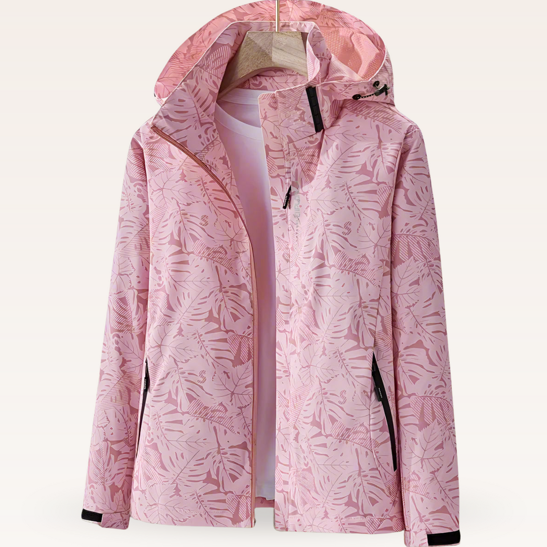 Luniva – Wasserabweisende Blattdruckjacke