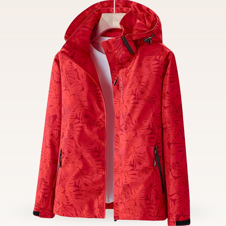 Luniva – Wasserabweisende Blattdruckjacke