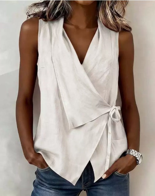 Alenya – Wickelbluse mit V-Ausschnitt