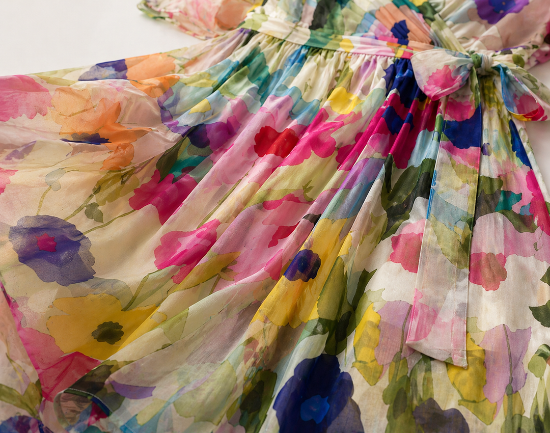 Naliri – Midi-Kleid aus Wickelgewebe